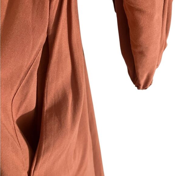 Roolee Dress New with Tags Size XL Renaissance Boho Pockets Ruched - Picture 8 of 10